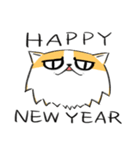 Acat Happy New Year（個別スタンプ：4）