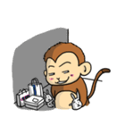 monkey duo（個別スタンプ：39）