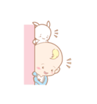 Baby and Bunny : Debut (Eng)（個別スタンプ：9）