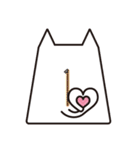 ひと目ネコさん（個別スタンプ：6）