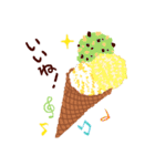 アイスクリーム＆かき氷（個別スタンプ：3）