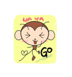 monkey talking（個別スタンプ：13）