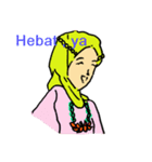 Indonesian women's sticker（個別スタンプ：16）