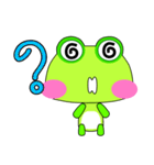 Green frog is coming.（個別スタンプ：28）