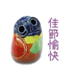 wanfu's owl (for festival)（個別スタンプ：1）
