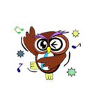 The owl's work war record.（個別スタンプ：13）