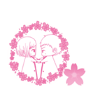 Cherry blossoms Couple~（個別スタンプ：21）