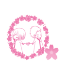 Cherry blossoms Couple~（個別スタンプ：22）