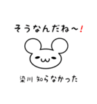 染川さん用ねずみくん（個別スタンプ：27）