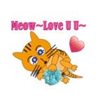 Meow tiger (Eng Ver)（個別スタンプ：4）