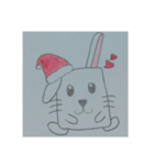 Hand drawn rabbit（個別スタンプ：2）