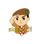 Boy Scout Cute（個別スタンプ：7）