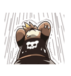 Bando bear Skull's daily（個別スタンプ：18）