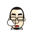 Shaved head,glasses,beard 2（個別スタンプ：31）