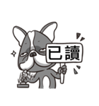 Ha DOG in Black（個別スタンプ：35）