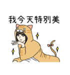 catcat lady（個別スタンプ：11）