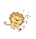 Curly little mane lion（個別スタンプ：2）