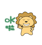 Curly little mane lion（個別スタンプ：13）