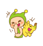 Greenie ＆ Elfie (Baby ver.)（個別スタンプ：10）