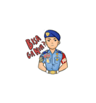 INDONESIAN IMMIGRATION CADET（個別スタンプ：1）