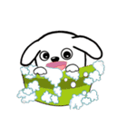 doggi 2 - Lovely white dog（個別スタンプ：3）