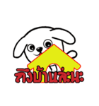 doggi 2 - Lovely white dog（個別スタンプ：18）