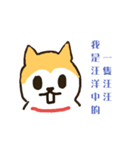 hello I'm a dog wang wang.（個別スタンプ：23）