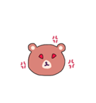 Lovely pink bear（個別スタンプ：6）