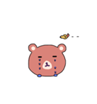 Lovely pink bear（個別スタンプ：8）