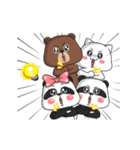 RuriPanda ＆ LilyPanda Animated（個別スタンプ：3）