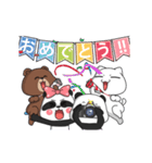 RuriPanda ＆ LilyPanda Animated（個別スタンプ：12）