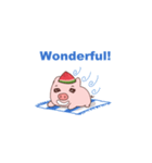 Watermelon Pig（個別スタンプ：8）