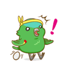 Parrot Mr.Mango ＆ Miss Apple's daily（個別スタンプ：11）