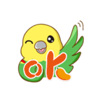 Parrot Mr.Mango ＆ Miss Apple's daily（個別スタンプ：21）