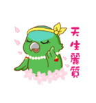 Parrot Mr.Mango ＆ Miss Apple's daily（個別スタンプ：28）