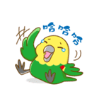 Parrot Mr.Mango ＆ Miss Apple's daily（個別スタンプ：32）