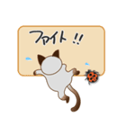 可愛いシャム猫 by マサユミ（個別スタンプ：15）