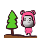 PINK STONE MONKEY（個別スタンプ：23）