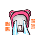 PINK STONE MONKEY（個別スタンプ：33）