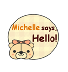 Michelle Says（個別スタンプ：1）