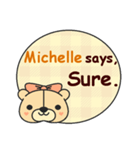 Michelle Says（個別スタンプ：5）