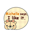 Michelle Says（個別スタンプ：8）