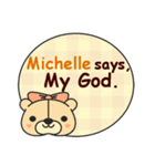 Michelle Says（個別スタンプ：10）