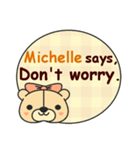 Michelle Says（個別スタンプ：11）