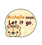Michelle Says（個別スタンプ：14）