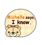 Michelle Says（個別スタンプ：15）