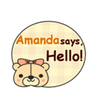 Amanda Says（個別スタンプ：1）