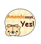 Amanda Says（個別スタンプ：2）