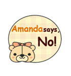 Amanda Says（個別スタンプ：3）