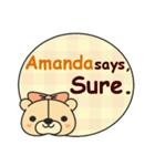 Amanda Says（個別スタンプ：5）